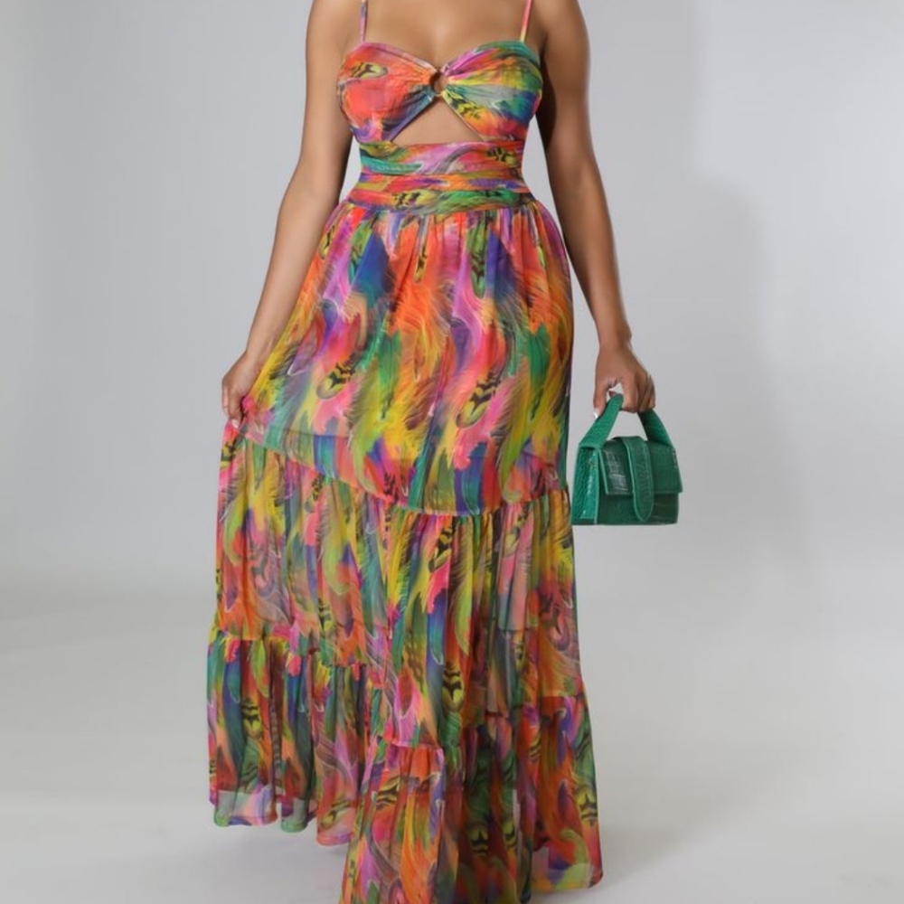 RAGA Colorful Patterned Dress